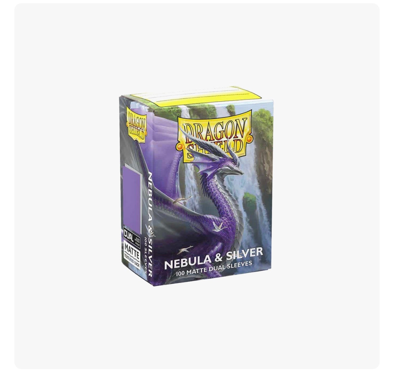 Nebula and Silver Dual Matte Standard Sleeves