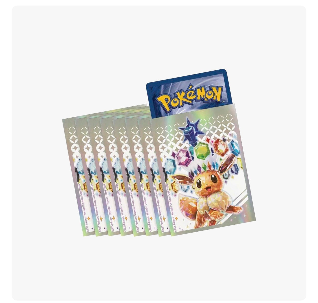 Pokemon TCG: Prismatic Evolutions Elite Trainer Box Card Sleeves-Eevee (65 Pack)