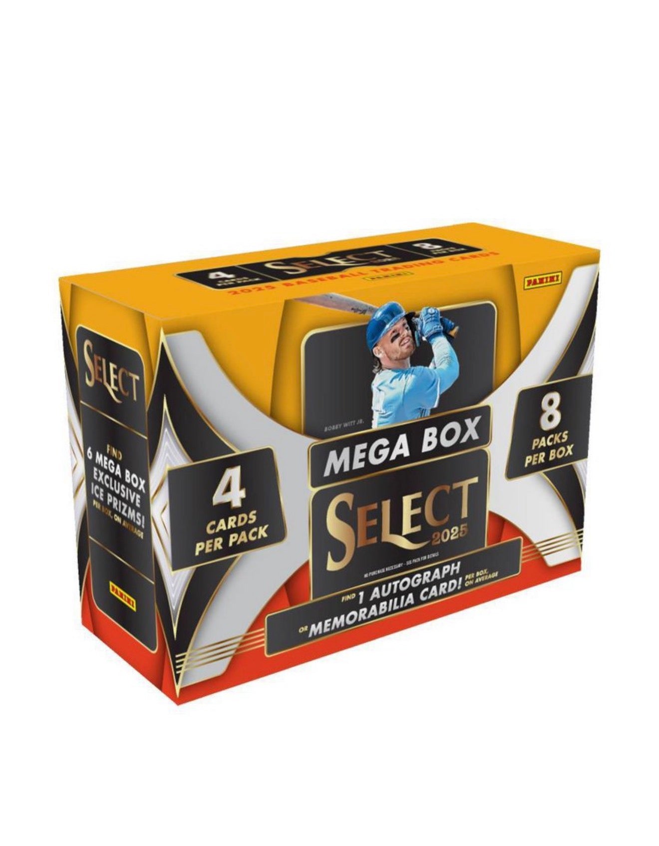 2025 Panini Select Baseball Trading Card Mega Box