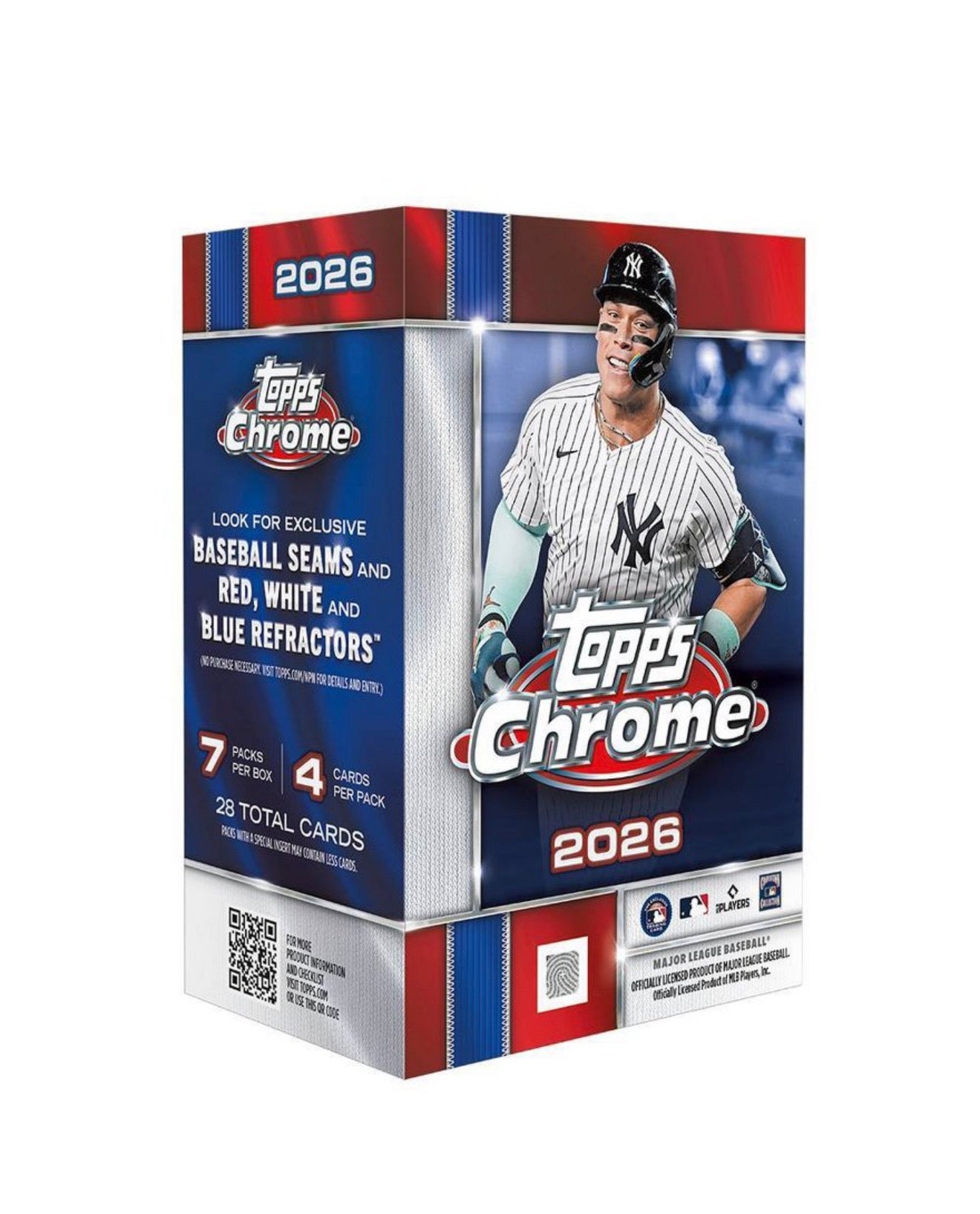 2026 Topps MLB Chrome Baseball Trading Card Value Box